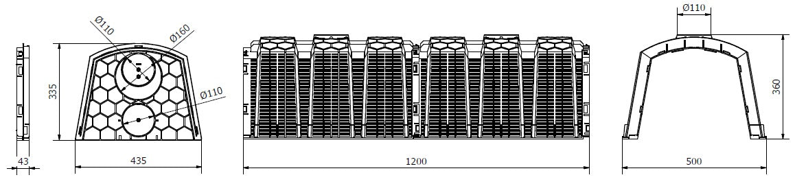 schita tunel percolare 150